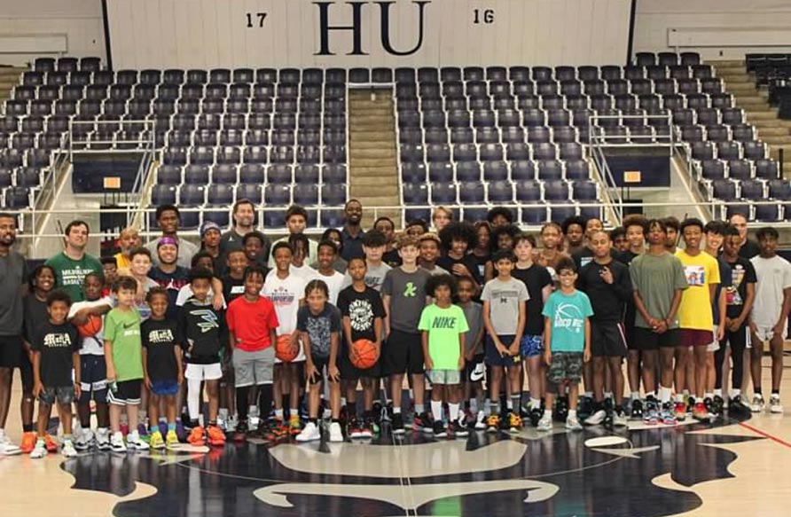 Howard Basketball School Group Photo
